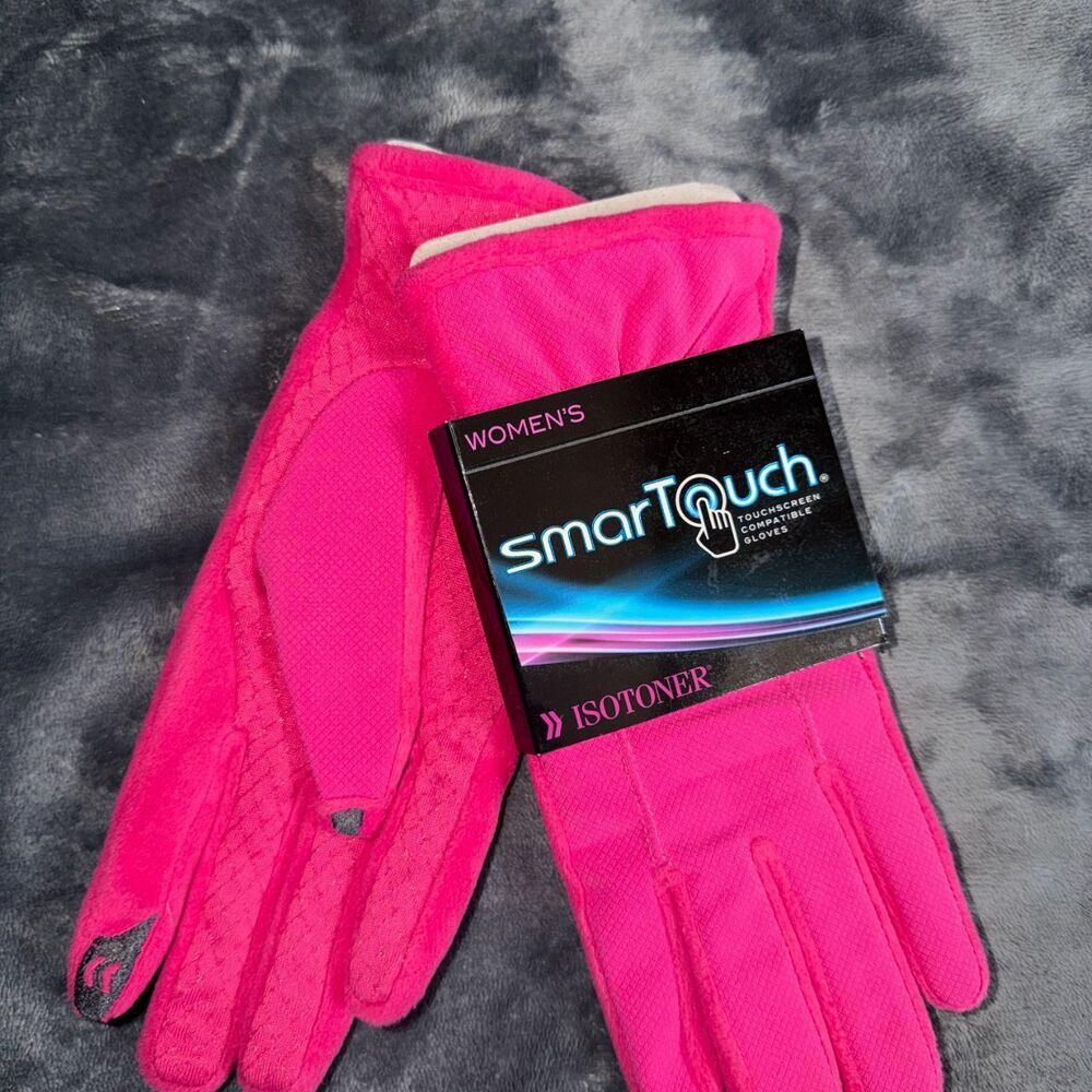 Totes-isotoner Women's Pink Gloves